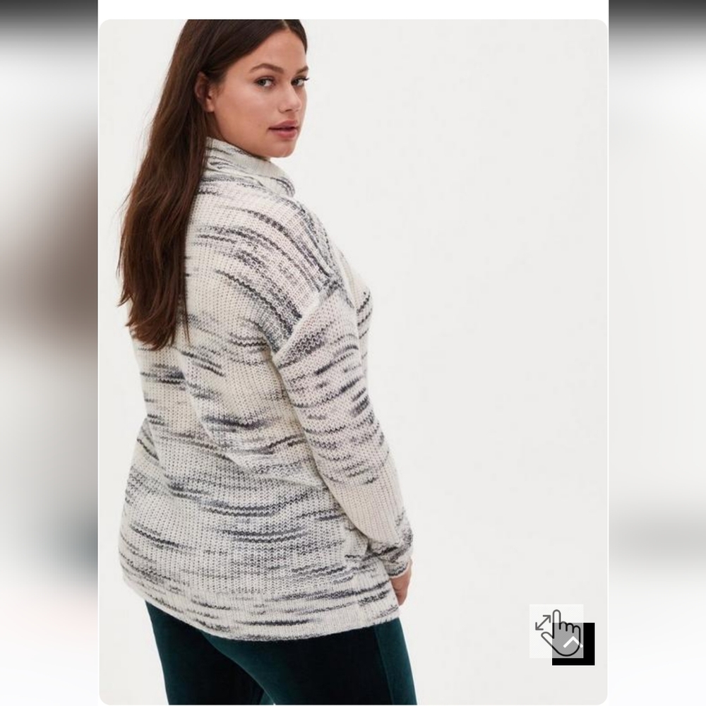 Torrid Pullover Turtle Neck Sweater Size 3 NWOT - Picture 7 of 14